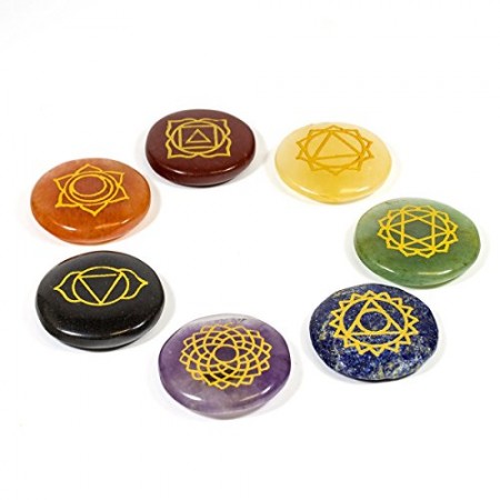 Healing-Crystals-7-Polished-Engraved-Stones-to-Balance-Chakras