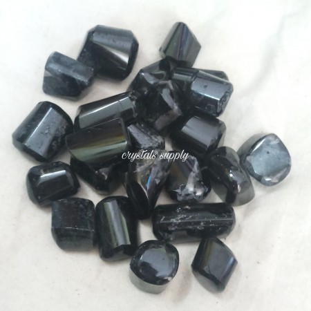 Black Tourmaline Tubmble Stone - Polished Tumble Stone At Wholesale Price - Manufacturer Of Tumble Stone